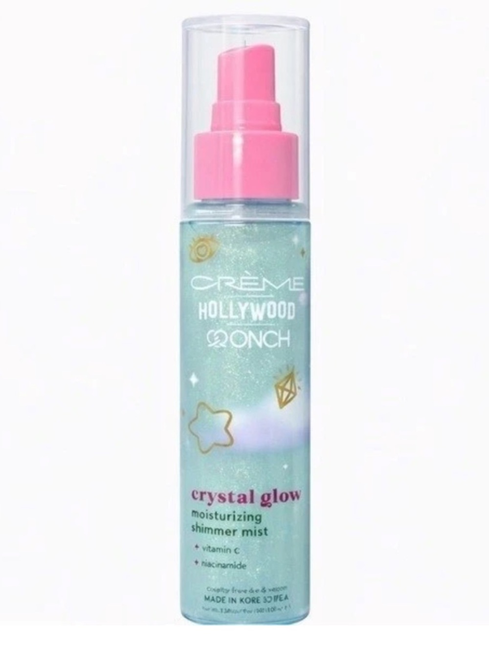 CRÈME HOLLYWOOD ONCH Crystal Glow Moisturizing Shimmer Mist
